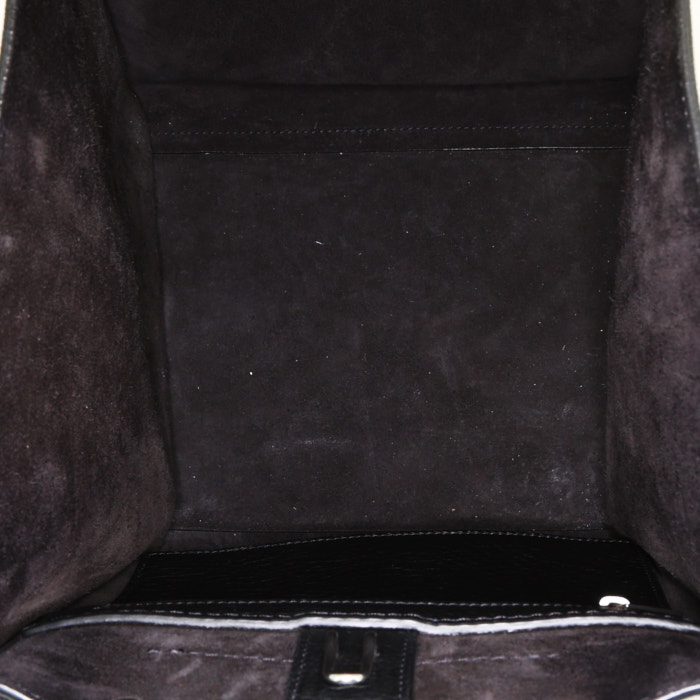 Celine Big Bag handbag in black leather - Detail D3