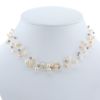 Tasaki necklace in yellow gold and pearls - 360 thumbnail