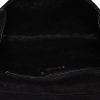 Borsa a tracolla Chanel Vintage in camoscio nero con decoro di borchie - Detail D2 thumbnail