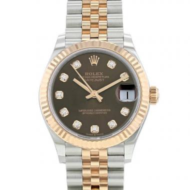 Reloj Rolex Datejust de acero y oro rosa Ref :  278271 Circa  2021