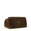 Bolso de mano Yves Saint Laurent Muse Two modelo mediano en ante marrón - Detail D4 thumbnail