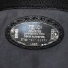 Fendi Anna handbag in black grained leather - Detail D4 thumbnail