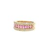Poiray ring in yellow gold,  rubellite and diamonds - 00pp thumbnail