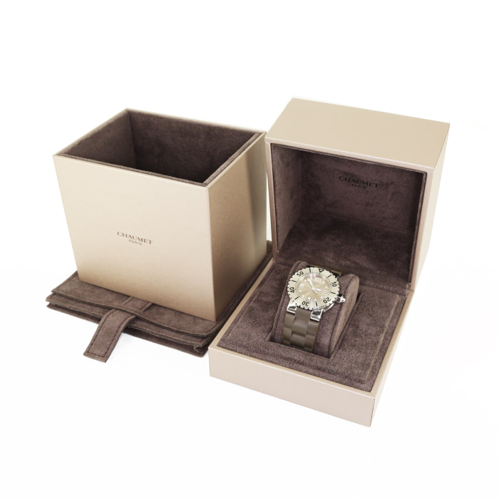 Chaumet Class One watch in stainless steel Ref:  622 Circa  2000 - Detail D2