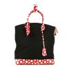 Louis Vuitton Lockit  handbag in black monogram canvas and red patent leather - 360 thumbnail