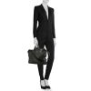 Hermès Citynews messenger briefcase in black Swift leather - Detail D1 thumbnail