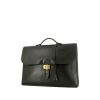 Hermès Sac à dépêches briefcase in black Courchevel leather - 00pp thumbnail