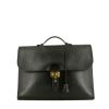 Hermès Sac à dépêches briefcase in black Courchevel leather - 360 thumbnail