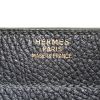 Hermès Sac à dépêches briefcase in black Courchevel leather - Detail D3 thumbnail