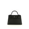 Bolso de mano Hermès Kelly 20 cm en cuero epsom negro - 360 thumbnail
