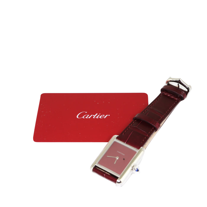 Reloj Cartier Tank Must de acero Ref :  4323 Circa  2022 - Detail D2