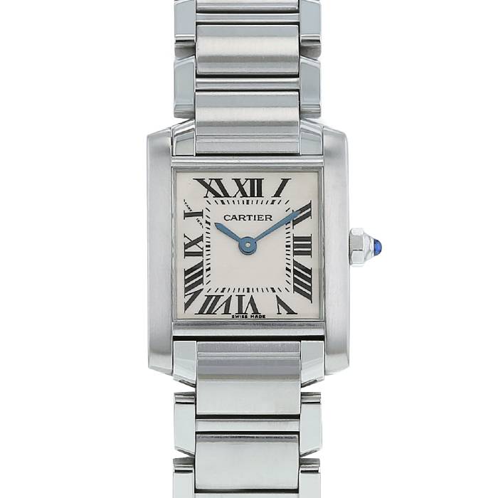 Cartier Tank Française watch in stainless steel Ref:  2384 Circa  2000 - 00pp