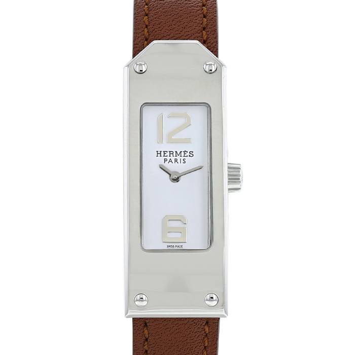 Hermes Kelly-Cadenas watch in stainless steel Ref:  KT1.210 Circa  2000 - 00pp