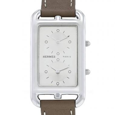 Reloj Hermès Cape Cod Nantucket - Dual Time de acero Ref :  CC3. 510 Circa  2010
