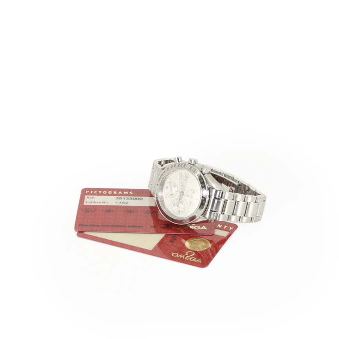 Orologio Omega Speedmaster in acciaio Ref :  175.0083 Circa  2000 - Detail D2