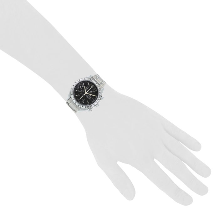 Omega Speedmaster watch in stainless steel Ref:  175.0083 Circa  2000 - Detail D1