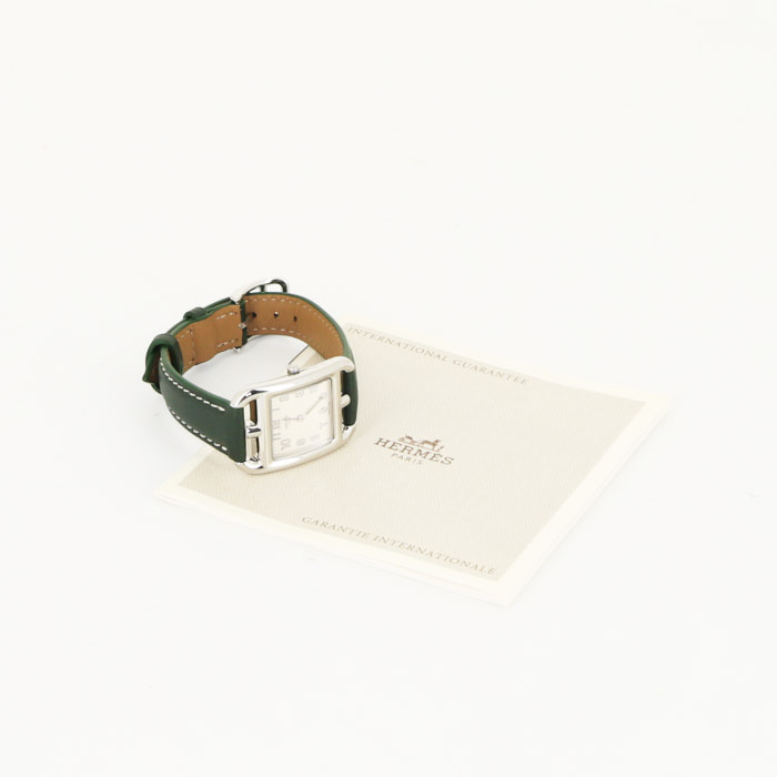 Hermes Cape Cod watch in stainless steel Ref:  CC1.210 Circa  2019