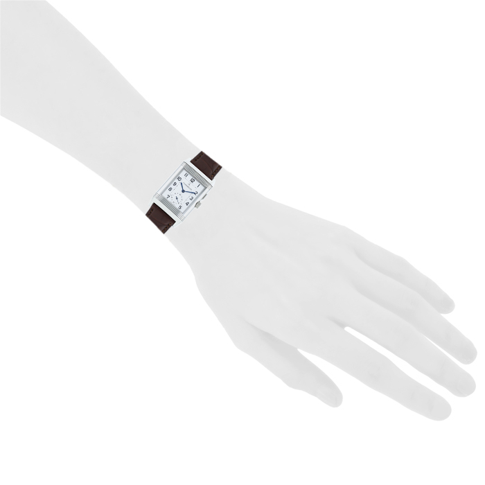 Jaeger-LeCoultre Reverso-Duoface watch in stainless steel Ref:  272.8.54 Circa  2010 - Detail D1