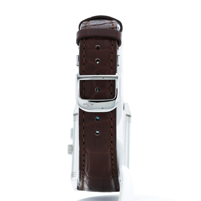 Reloj Jaeger-LeCoultre Reverso-Duoface de acero Ref : 272.8.54 Circa 2010 - Detail D3