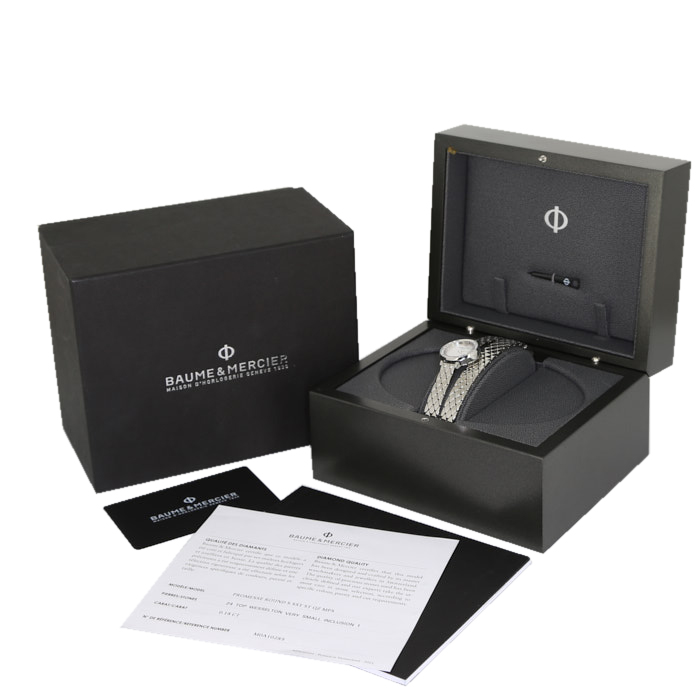 Orologio Baume 
Mercier Promesse in acciaio Ref :  M0A10289 Circa  2010