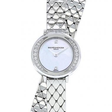 Reloj Baume 
Mercier Promesse de acero Ref :  M0A10289 Circa  2010