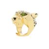 Cartier Panthère ring in yellow gold,  lacquer and peridots - 00pp thumbnail