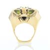 Cartier Panthère ring in yellow gold,  lacquer and peridots - 360 thumbnail