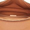 Shoulder bag in natural leather monogram canvas - Detail D3 thumbnail