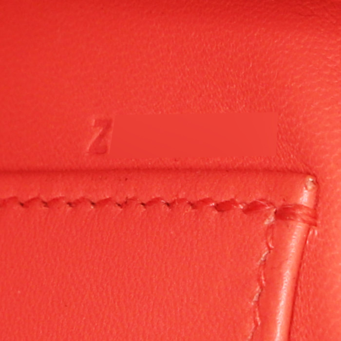 Bolso/bolsito Hermès Kelly 20 cm en cuero epsom rosa - Detail D5
