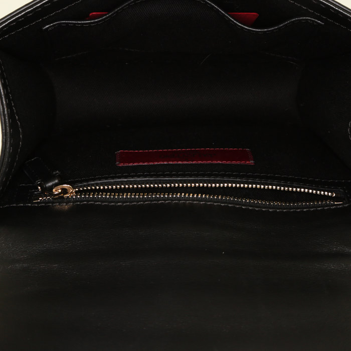 Borsa a tracolla Valentino Rockstud in pelle nera decorazioni con borchie - Detail D3