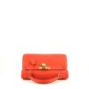 Hermès Kelly 28 cm handbag in orange Capucine togo leather - 360 Front thumbnail
