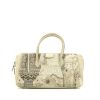 Hermes Paris-Bombay handbag in doblis calfskin embroidered with Indian landscape - 360 thumbnail