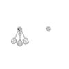 Messika My Twin small earrings in white gold and diamonds - 00pp thumbnail