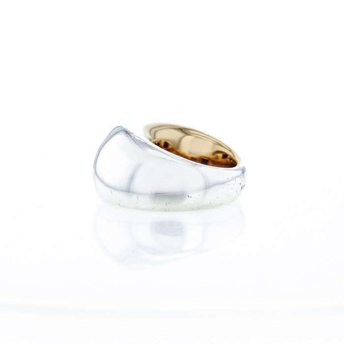 Bague Vhernier Pirouette "For Kids NPH Haiti" en argent et or rose - Detail D4