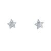 Paire de puces d'oreilles Chanel Comètes Géode petit modèle en or blanc et diamants - 00pp thumbnail