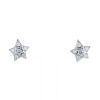 Chanel Comètes Géode small model small earrings in white gold and diamonds - 360 thumbnail