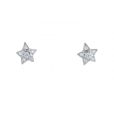 Chanel Comètes small model small earrings in white gold and diamonds Chanel Comètes small model small earrings in white gold and diamonds