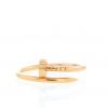 Cartier Juste un clou small model ring in pink gold - 360 thumbnail