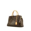 Bolso de mano Louis Vuitton  Montaigne BB en lona Monogram marrón y cuero natural - 00pp thumbnail