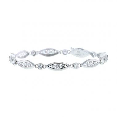 Bracciale Chaumet Frise in oro bianco e diamanti