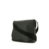 Louis Vuitton Messenger shoulder bag in grey Graphite damier canvas and black leather - 00pp thumbnail