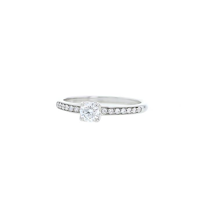 Fred Delphine ring in platinium and diamonds - 00pp