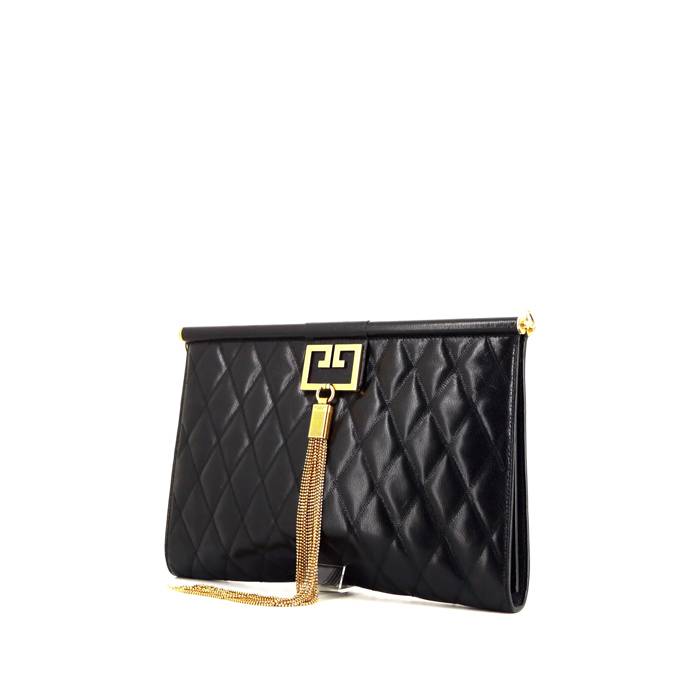 Pochette Givenchy en cuir matelassé noir - 00pp