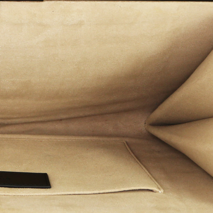 Pochette Givenchy en cuir matelassé noir - Detail D2