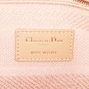 Dior Lady Dior handbag in varnished pink canvas - Detail D4 thumbnail