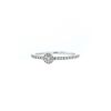 Messika Joy solitaire ring in white gold and diamonds - 00pp thumbnail