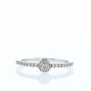 Messika Joy XS solitaire ring in white gold and diamonds - 360 thumbnail