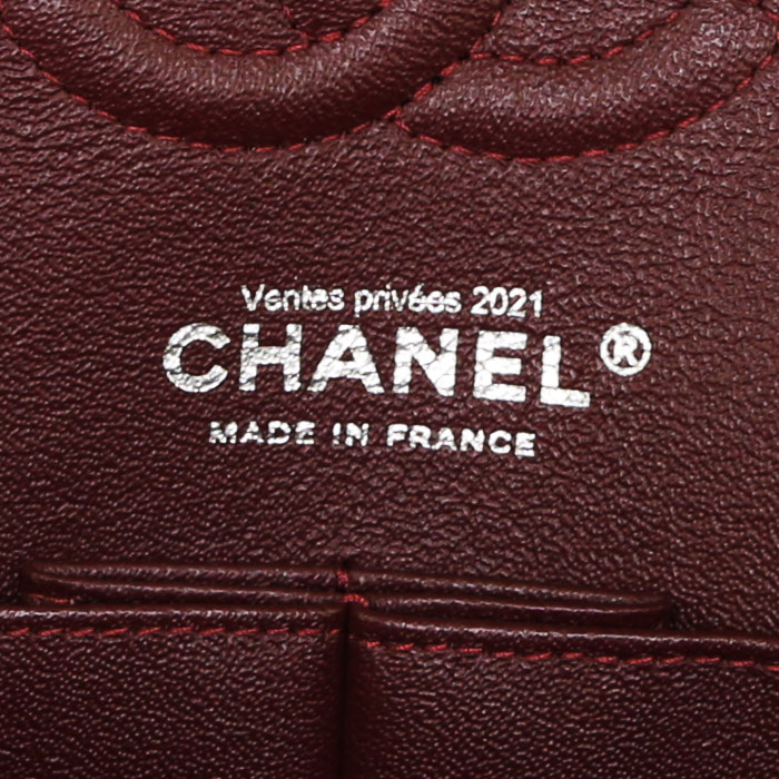 Borsa Chanel Timeless Classic in pelle liscia nera - Detail D4