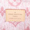Bolso bandolera Louis Vuitton Nano Speedy en lona denim Monogram rosa y cuero natural - Detail D4 thumbnail