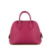 Hermes Bolide mini handbag in purple Mysore leather - 360 thumbnail